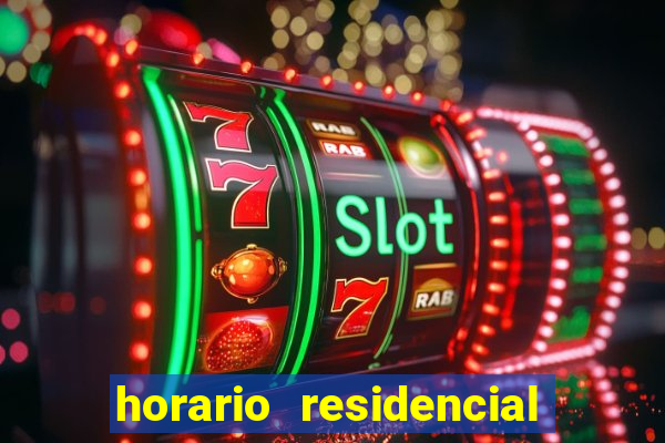 horario residencial das flores