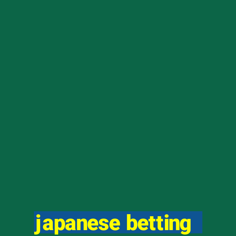 japanese betting