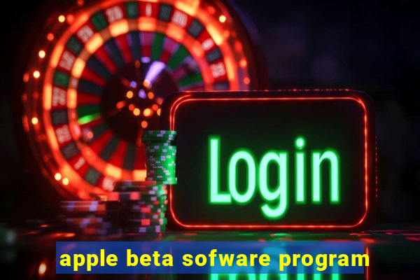 apple beta sofware program