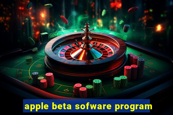 apple beta sofware program