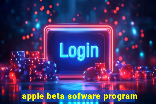 apple beta sofware program