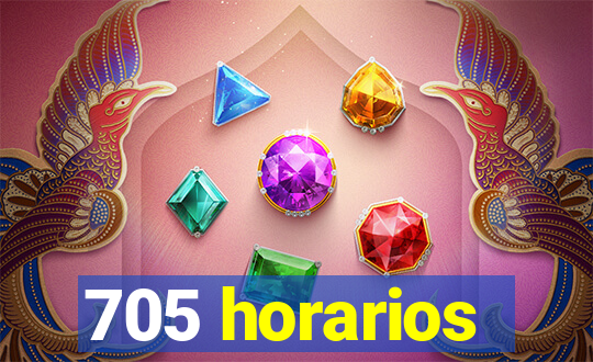 705 horarios