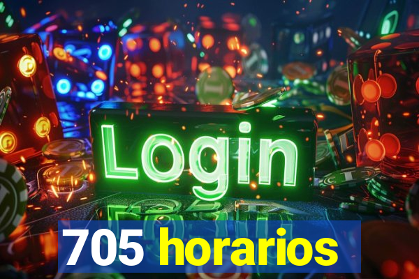 705 horarios