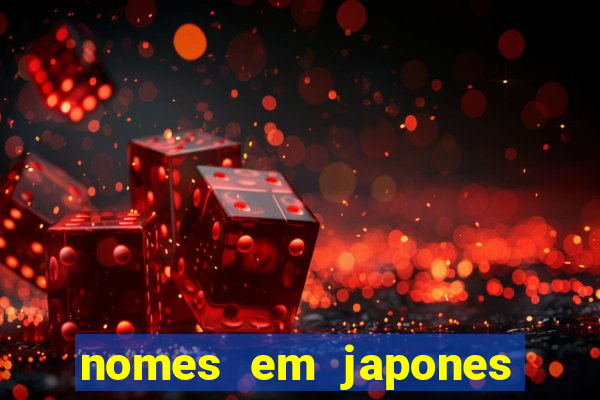 nomes em japones para jogo