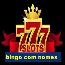 bingo com nomes