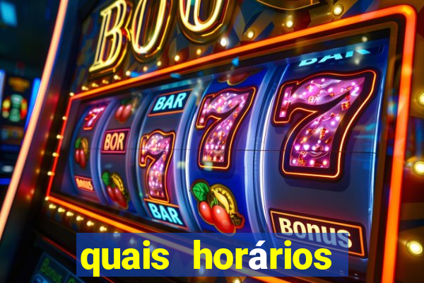 quais horários para jogar fortune tiger