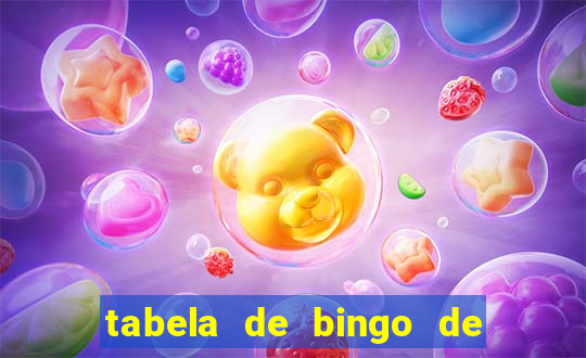 tabela de bingo de 1 a 100