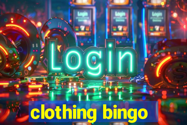 clothing bingo