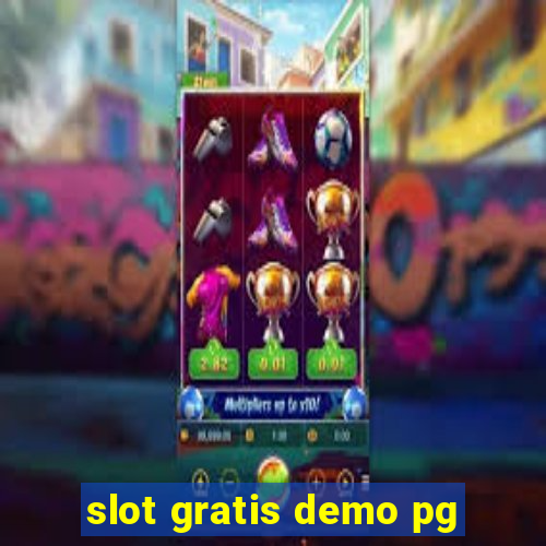 slot gratis demo pg