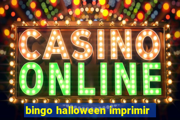 bingo halloween imprimir