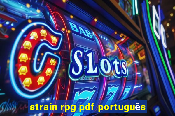 strain rpg pdf português