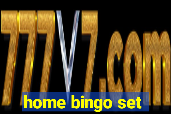 home bingo set