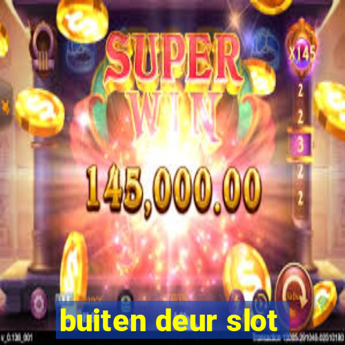 buiten deur slot