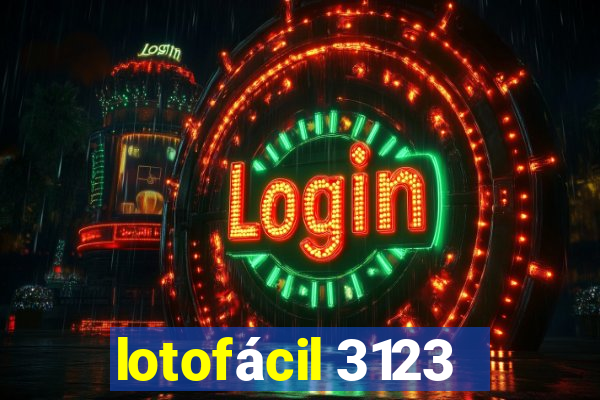 lotofácil 3123