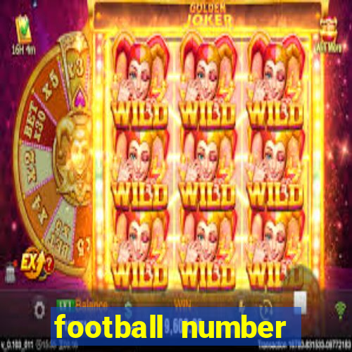 football number necklaces gold