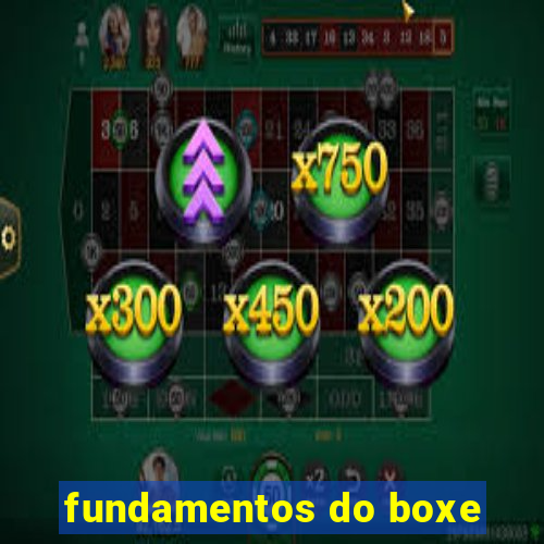 fundamentos do boxe