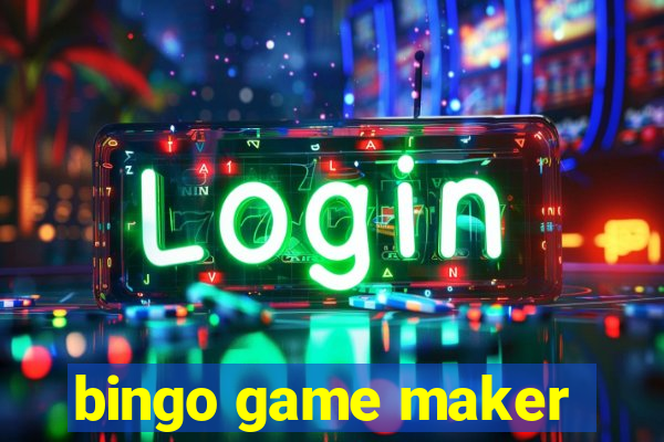 bingo game maker