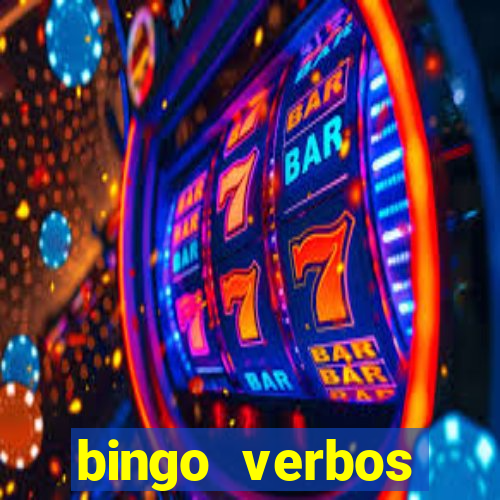 bingo verbos irregulares ingles