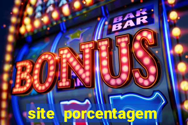 site porcentagem slots pg