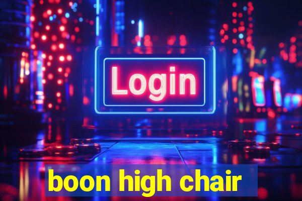 boon high chair