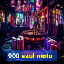 900 azul moto