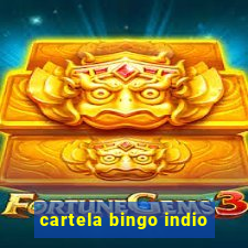 cartela bingo indio