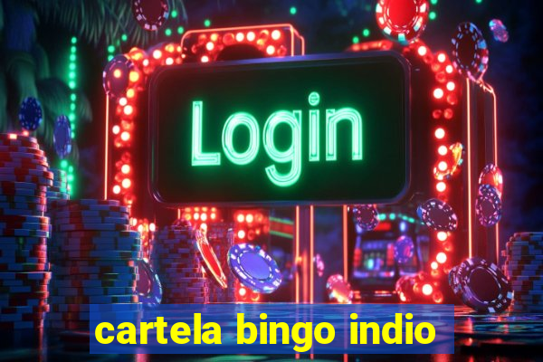 cartela bingo indio