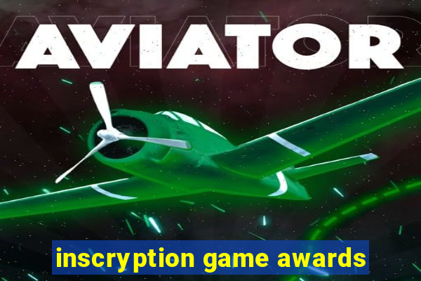 inscryption game awards