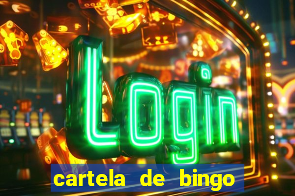 cartela de bingo vazia para imprimir