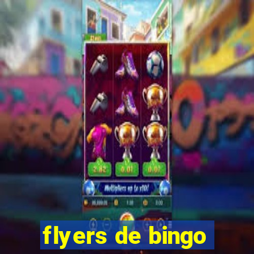 flyers de bingo