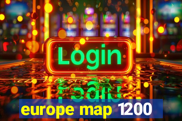 europe map 1200