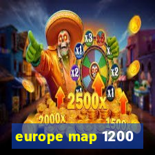 europe map 1200