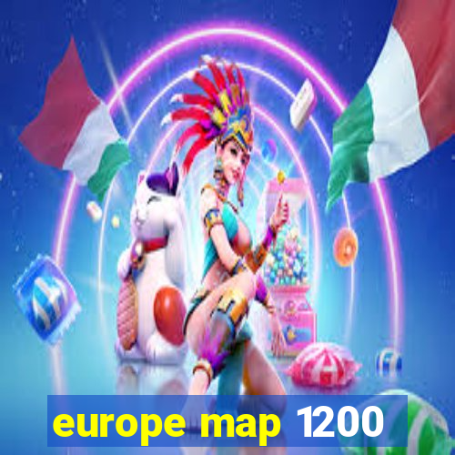 europe map 1200