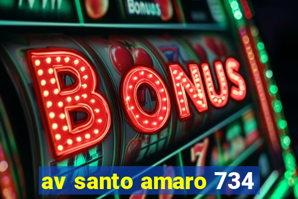 av santo amaro 734