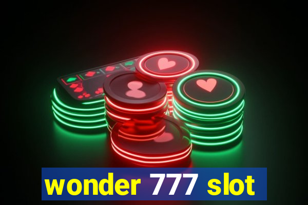 wonder 777 slot