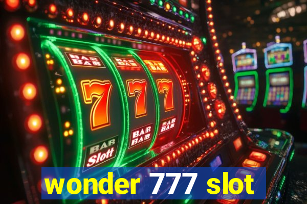 wonder 777 slot