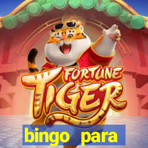 bingo para despedida de solteira para imprimir