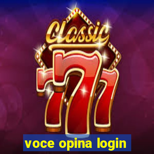 voce opina login