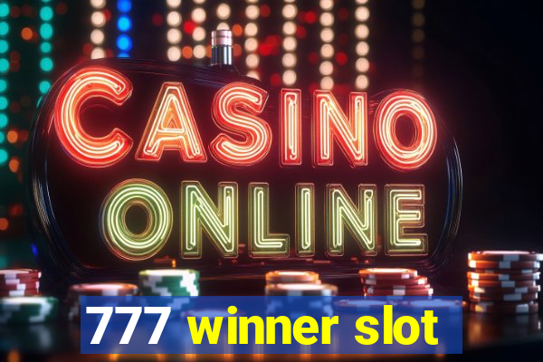 777 winner slot