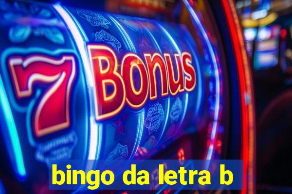 bingo da letra b