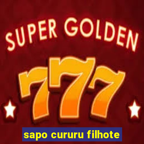 sapo cururu filhote