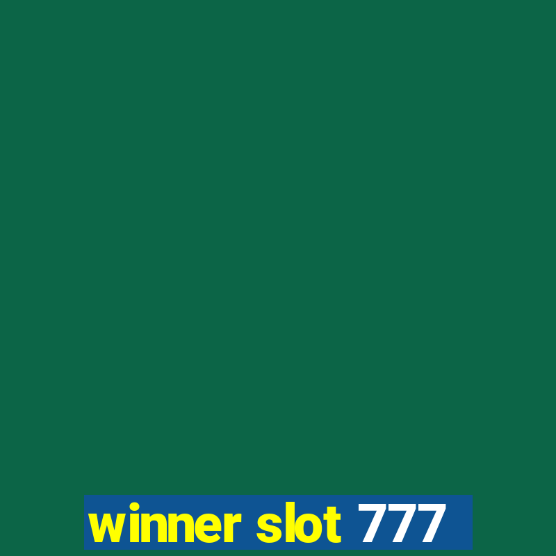 winner slot 777