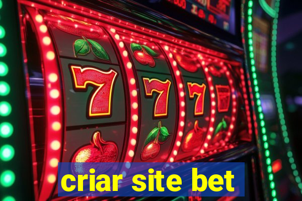 criar site bet