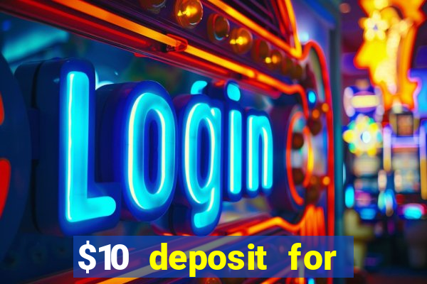 $10 deposit for crypto casino