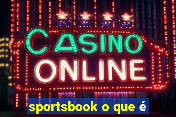 sportsbook o que é