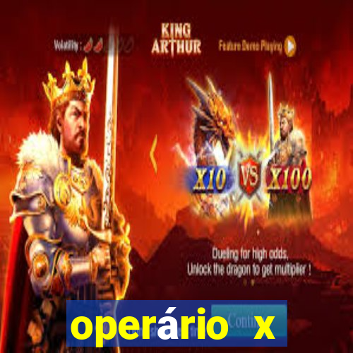 operário x novorizontino palpite