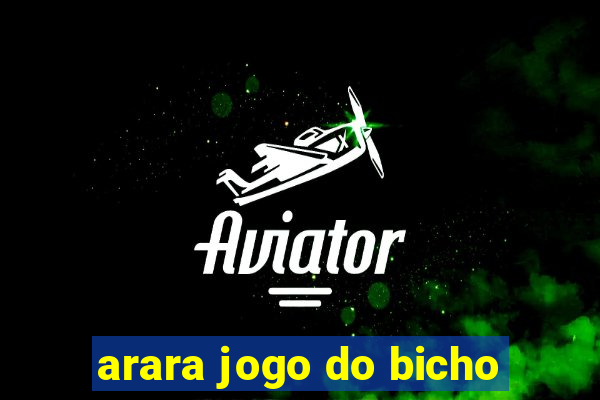 arara jogo do bicho