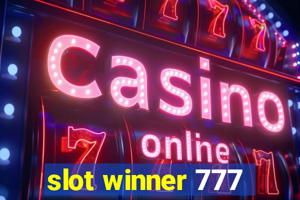 slot winner 777