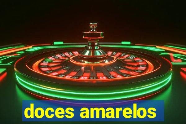 doces amarelos