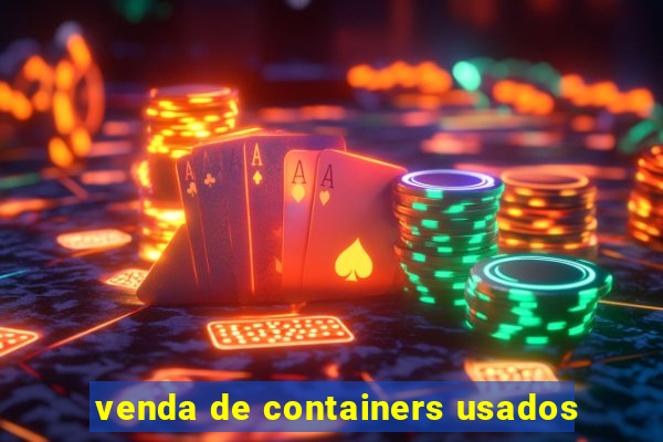 venda de containers usados